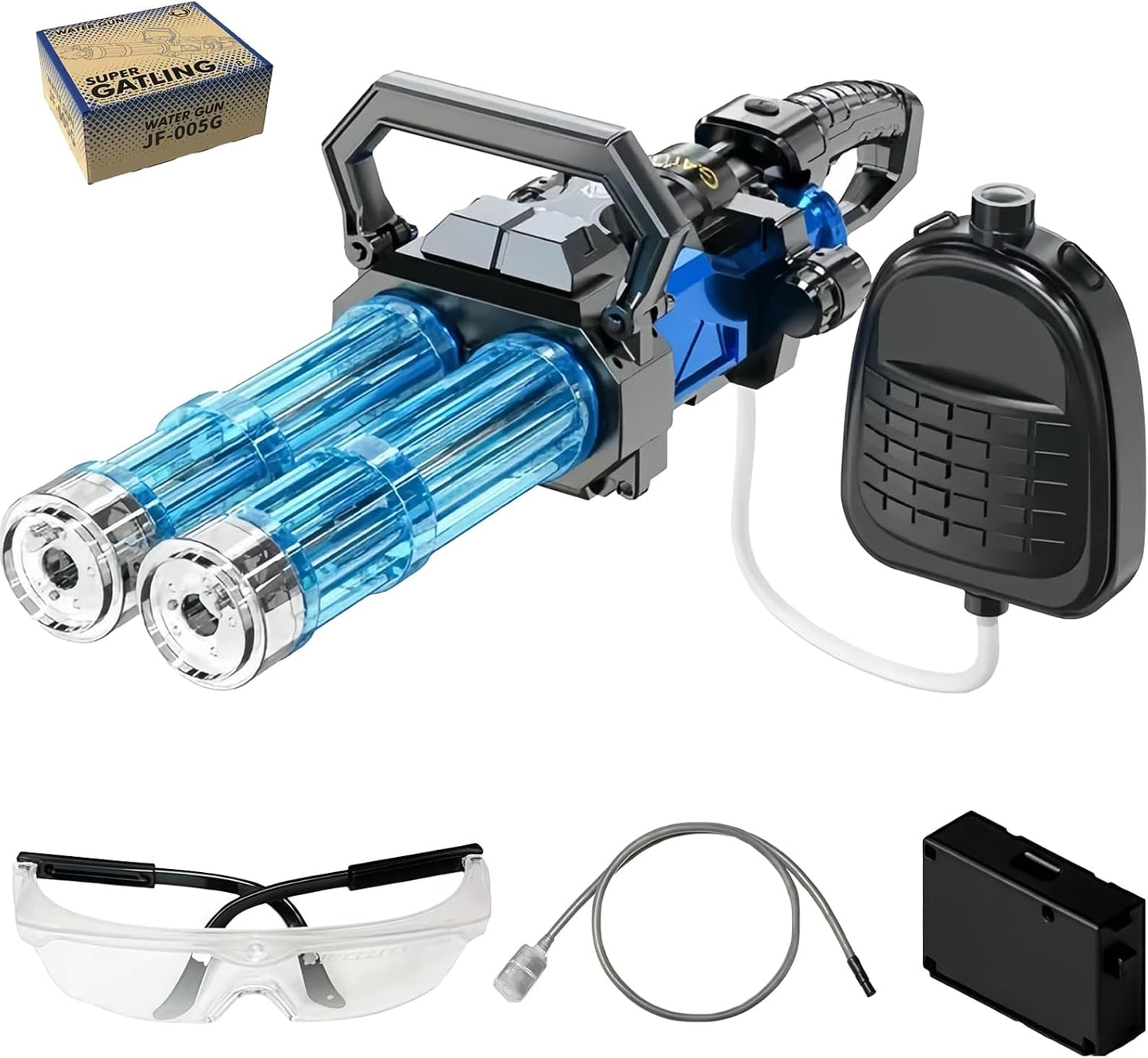 Double Barrel Gatling Electric Water Gun