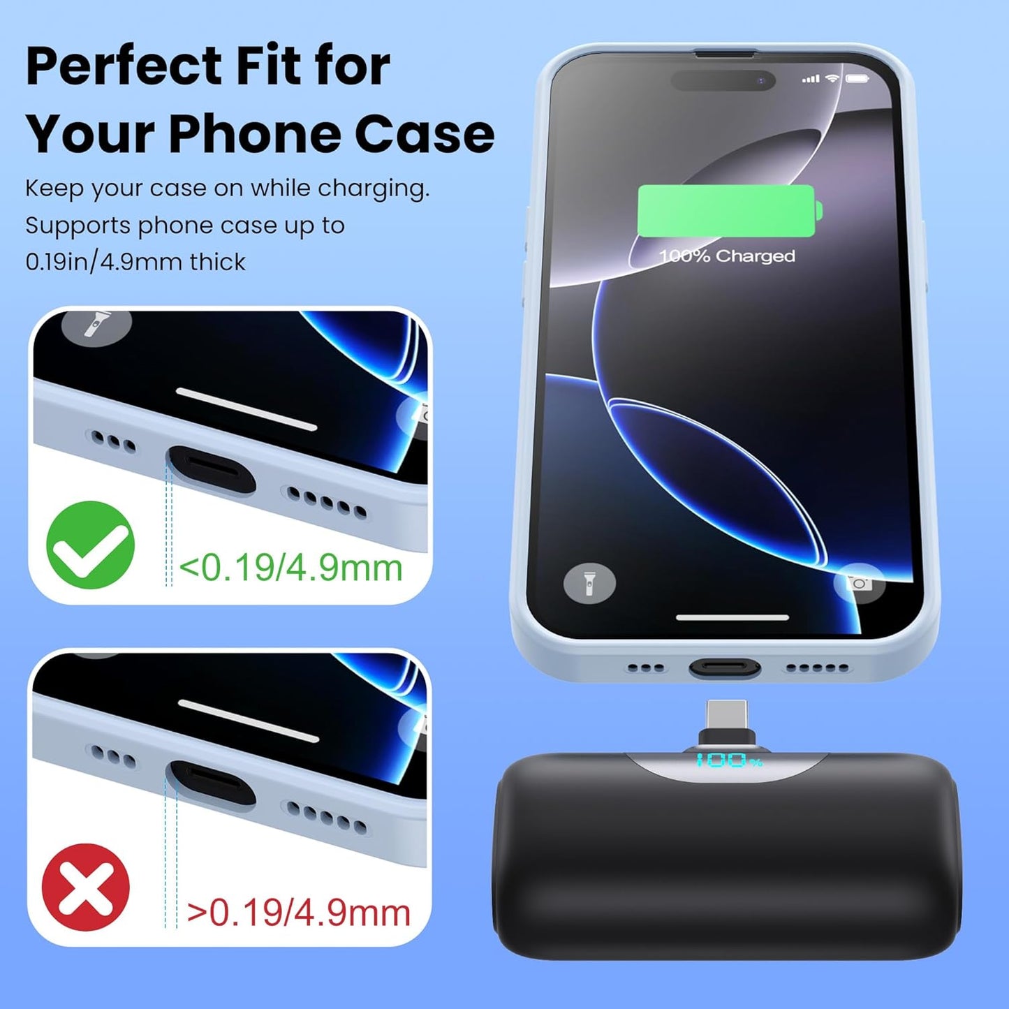 Mini Power Bank Portable 5000mAh