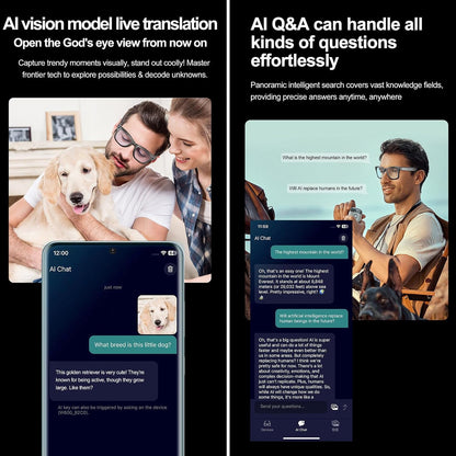 Smart glasses with 4K Camera Editor